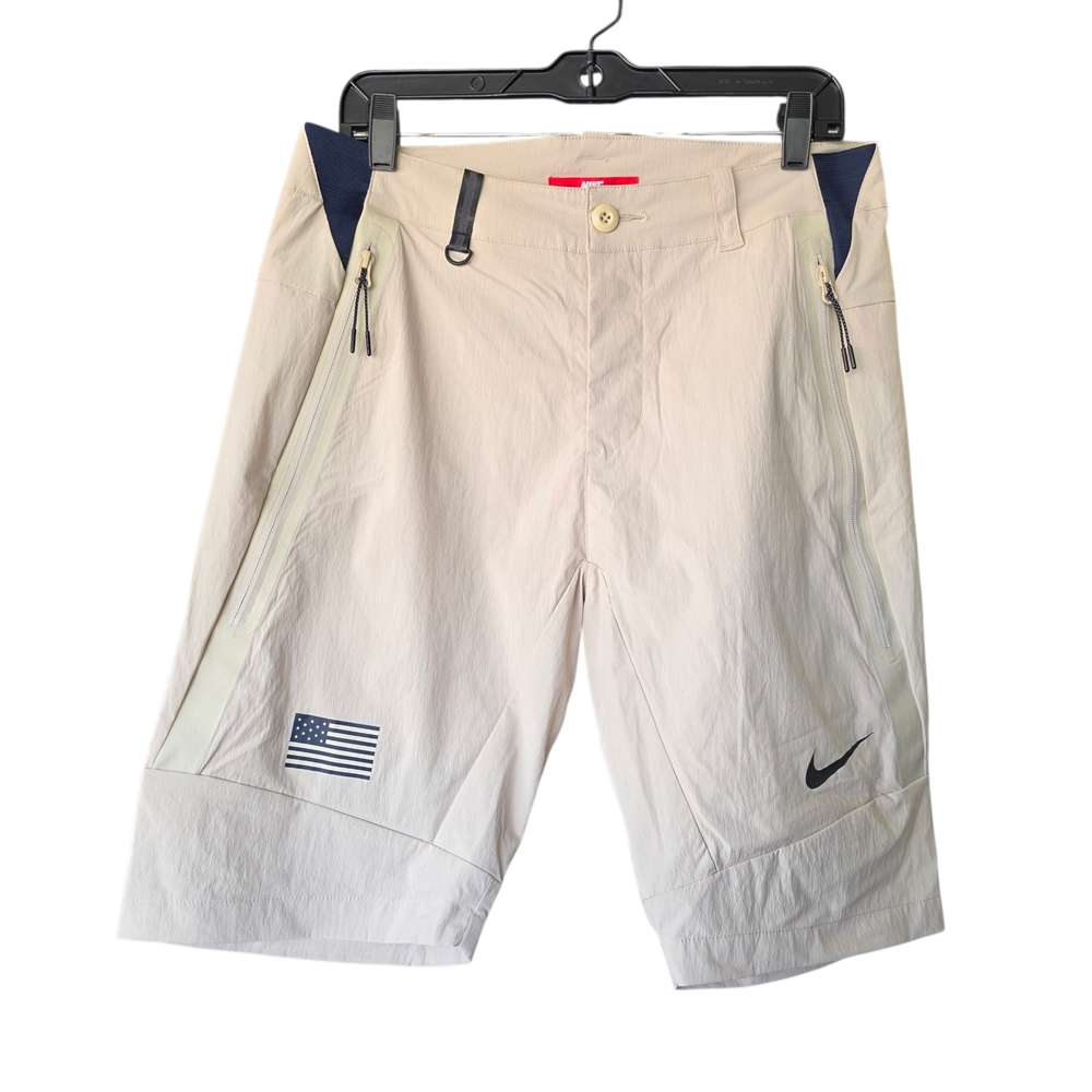 Men's NIKE Shorts  Track & Field Beige USA Team Gear Medium